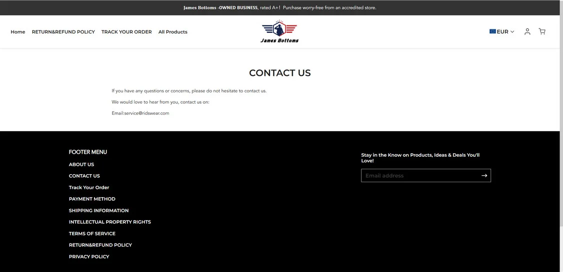 Ridswear.com – Scam or Legit? Why You Should Be Careful 1 Ridswear.com scam