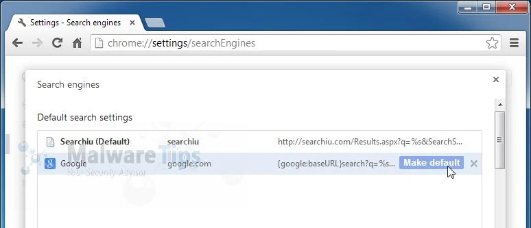 [Image: Searchiu redirect]