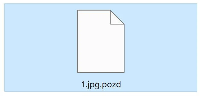 How To Remove POZD Ransomware (Virus Removal Guide) 1 Image: File encrypted with the POZD extension