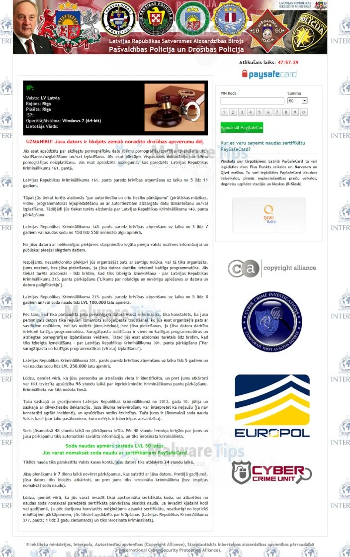 [Image: Latvijas Republikas Satversmes Aizsardzības Birojs virus]