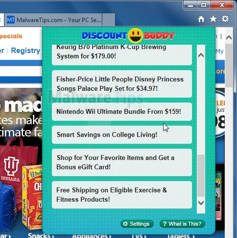 [Image: Discount Buddy virus]