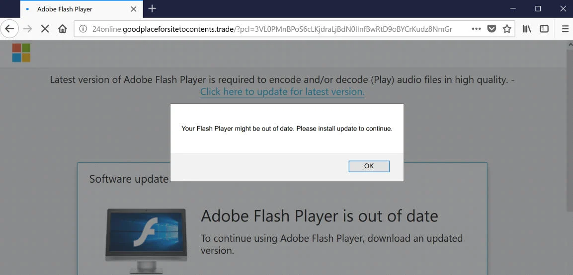 24online.goodplaceforsitetocontents.trade redirect virus