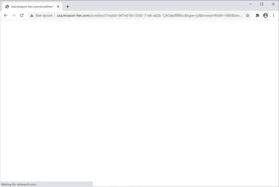 Remove Usa.mnason-hec.com pop-up ads (Virus Removal Guide) 1 Image: Chrome browser is redirected to Usa.mnason-hec.com