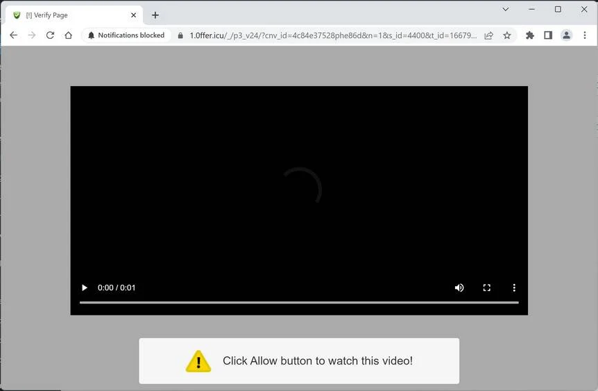 Remove 0ffer.icu Pop-up Ads (Virus Removal Guide) 1 Image: 0ffer.icu Ads