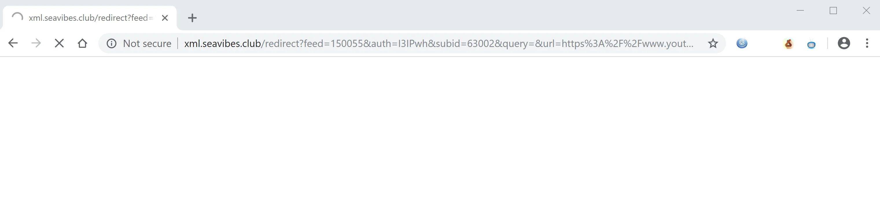 How to remove Xml.seavibes.club redirect (Virus Removal Guide) 1 Image: Chrome browser is redirected to Xml.seavibes.club