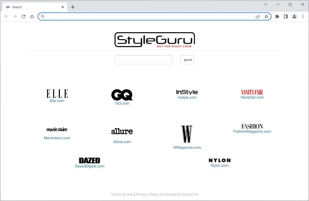 Image: Style Guru Chrome New Tab Page