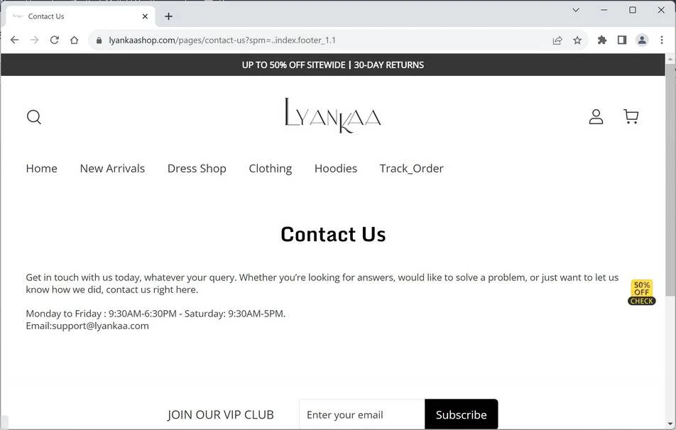 Lyankaashop.com Review: Is Lyankaashop.com A Scam? 1 image Lyankaashop.com scam