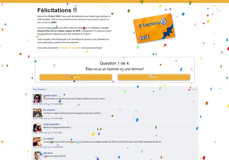 Image: Chrome browser is redirected to Todayprizeforyou.com