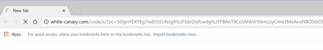 white-canary.com redirect virus