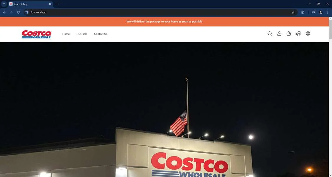 Ikmcrnt.shop Scam Store: A Fake COSTCO Website 1 Ikmcrnt.shop scam