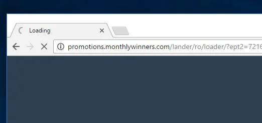 Promotions.monthlywinners.com virus