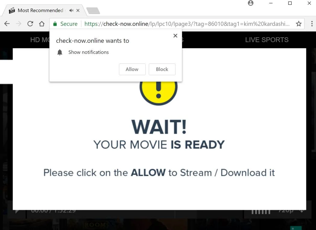 check-now.online redirect virus