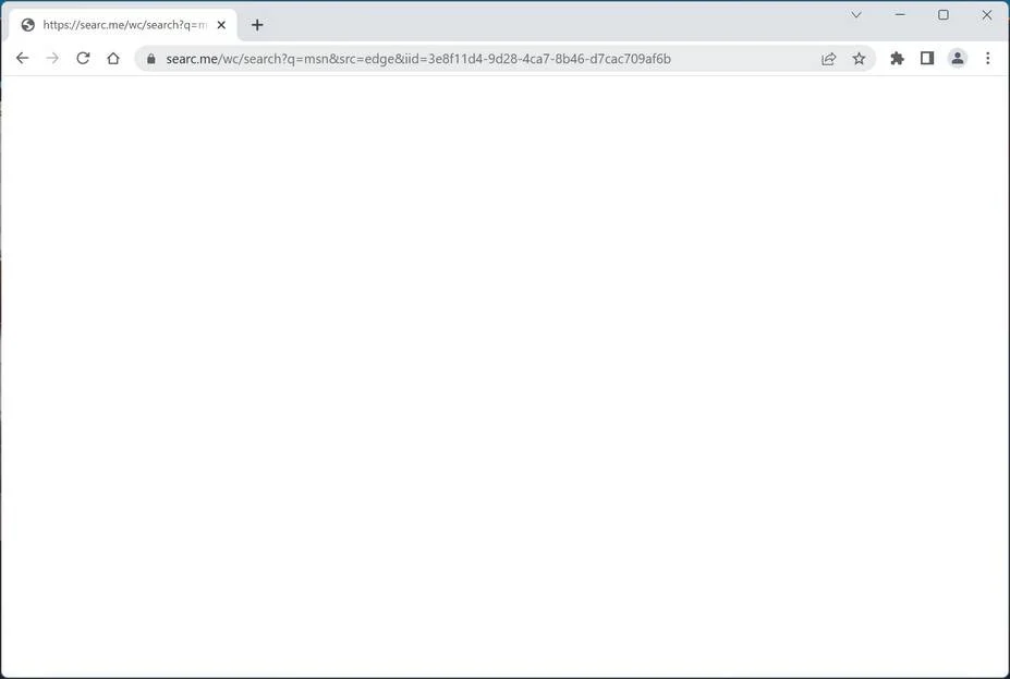 Image: Searc.me browser redirect