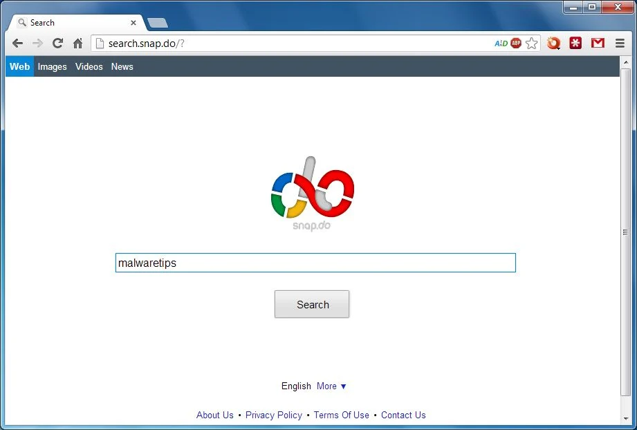 [Image: Search Snap.do homepage]