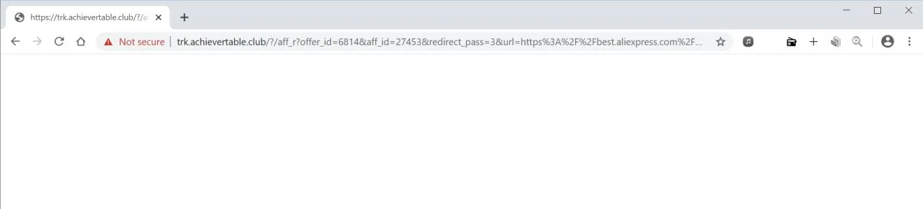 How to remove Achievertable.club redirect (Virus Removal Guide) 1 Image: Chrome browser is redirected to Achievertable.club