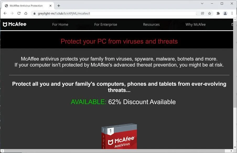 Image: Greylight-mc1.club scam