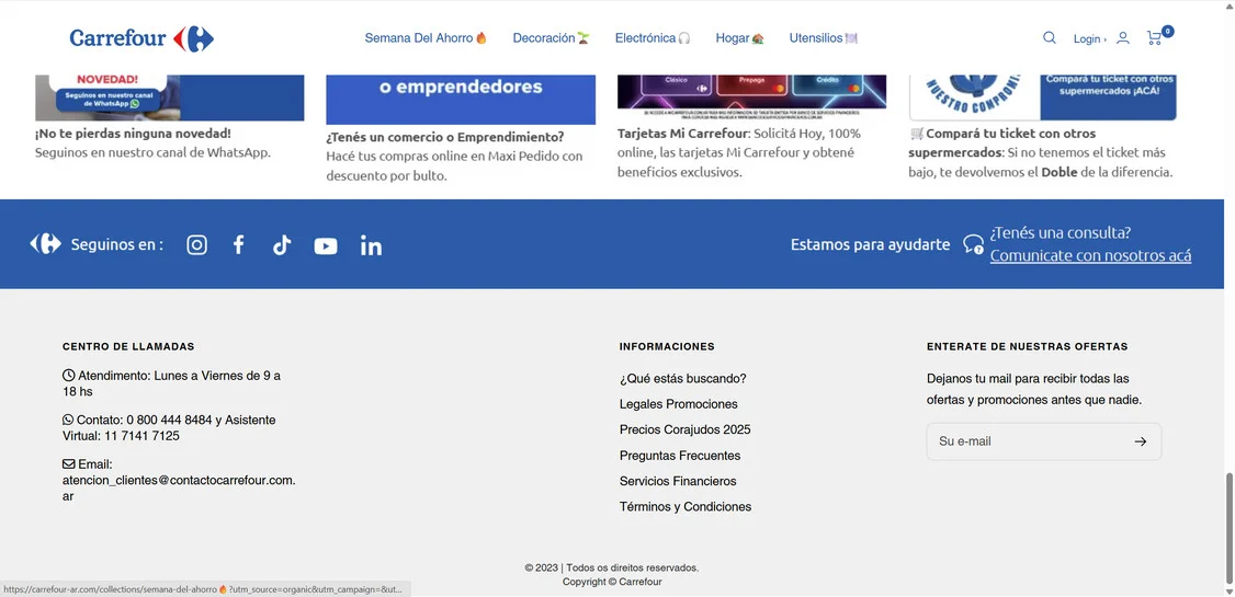 Carrefour-ar.com scam