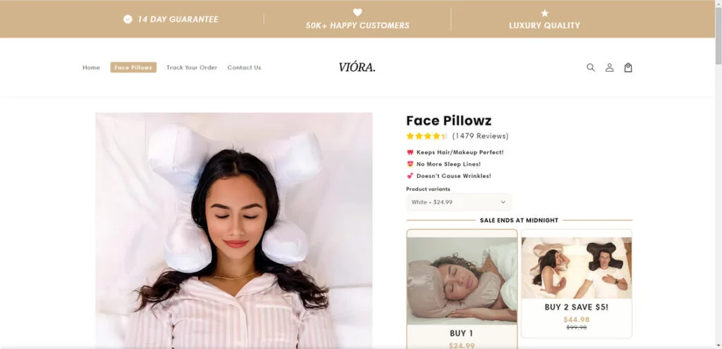 Viora Face Pillowz Review: Legit or Scam? Read This 1 viorabrand 2