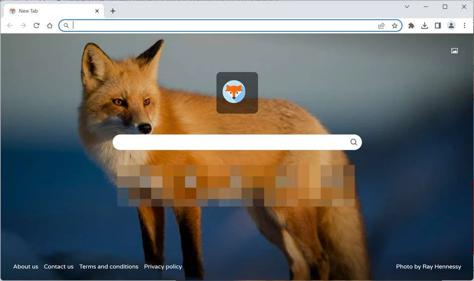 Image: Foxy Tab Chrome new tab page