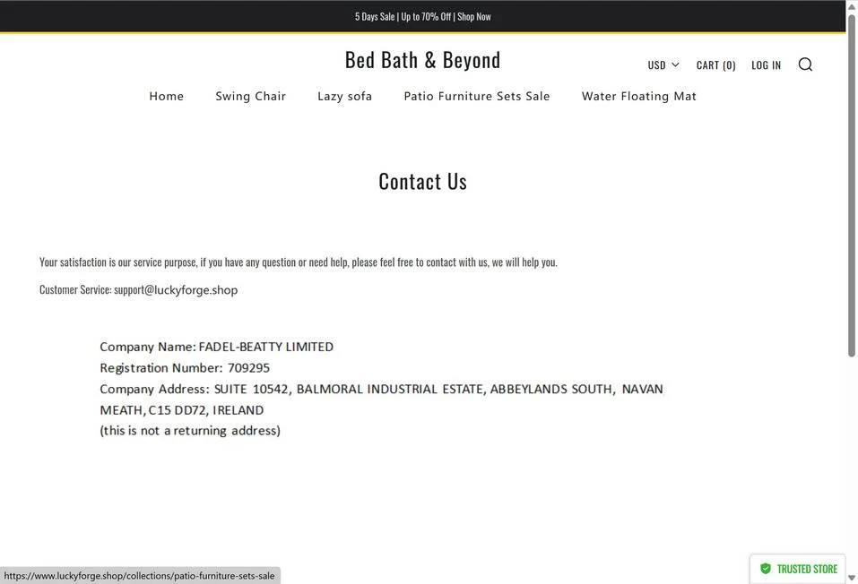 luckyforge.shop scam