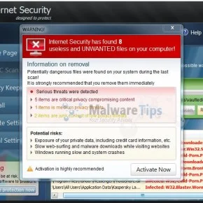 [Image: Internet Security Warning]