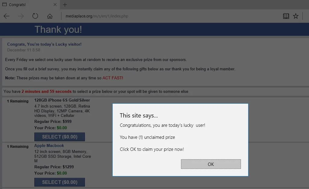 Mediaplace.org virus