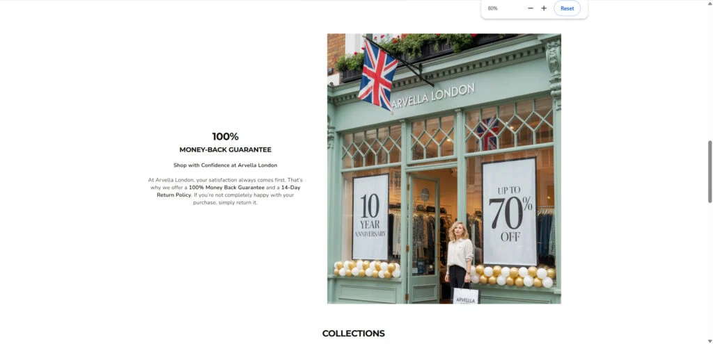 Arvella London Scam Warning: Fake 10-Year Anniversary Sale Exposed 1 3 1