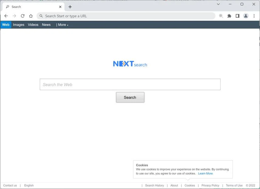 Image:Next Search Browser Hijacker
