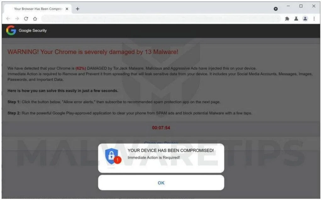 Image: Shieldsystembrowsing.com Ads