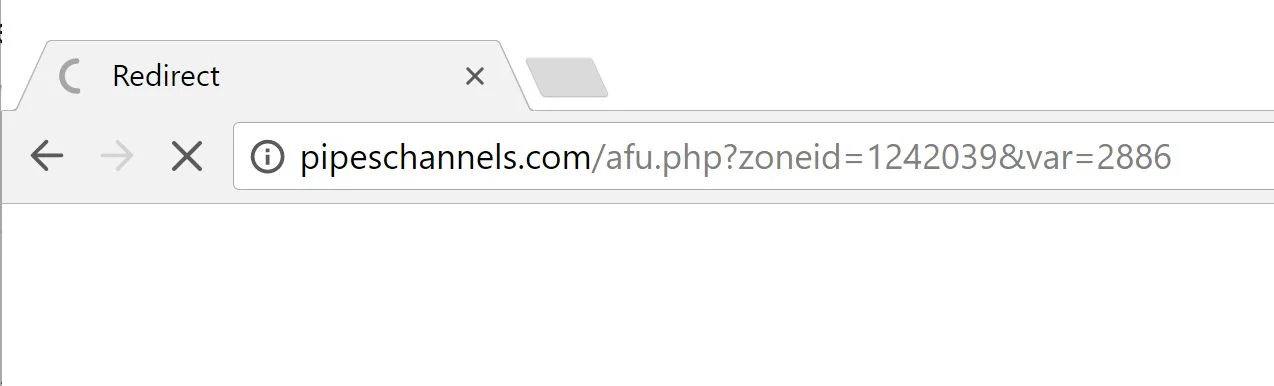 pipeschannels.com redirect virus