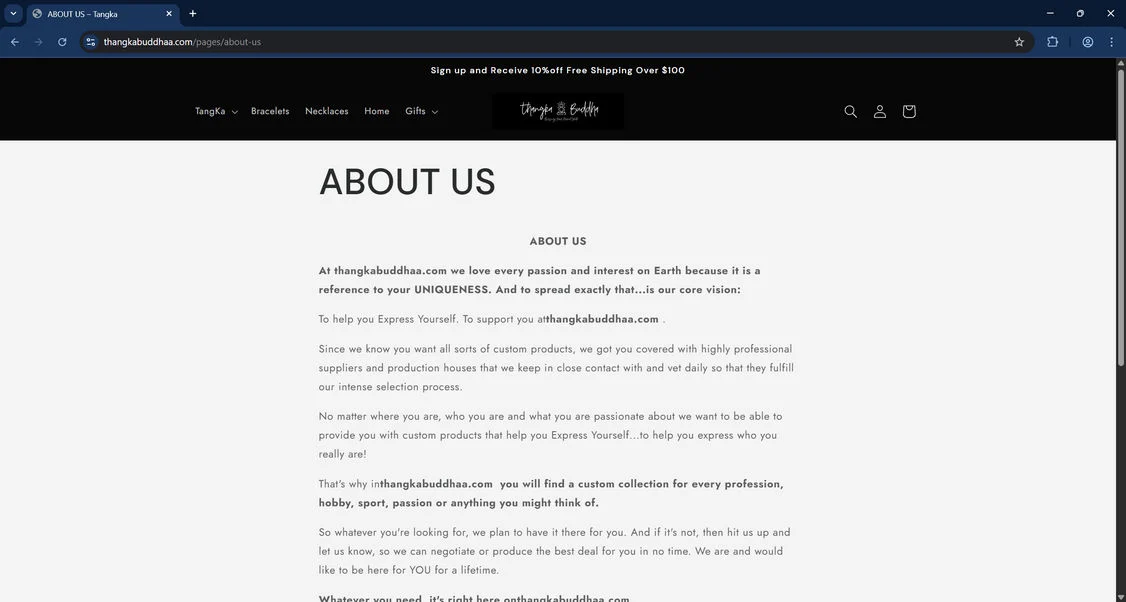 Thangkabuddhaa.com Scam Store: What You Need To Know 1 Thangkabuddhaa.com scam