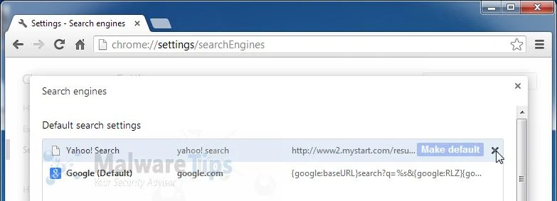 [Image: DealBrowsing Chrome search removal]
