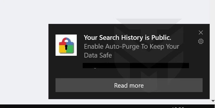 Image: Your Search History is Public - Scam