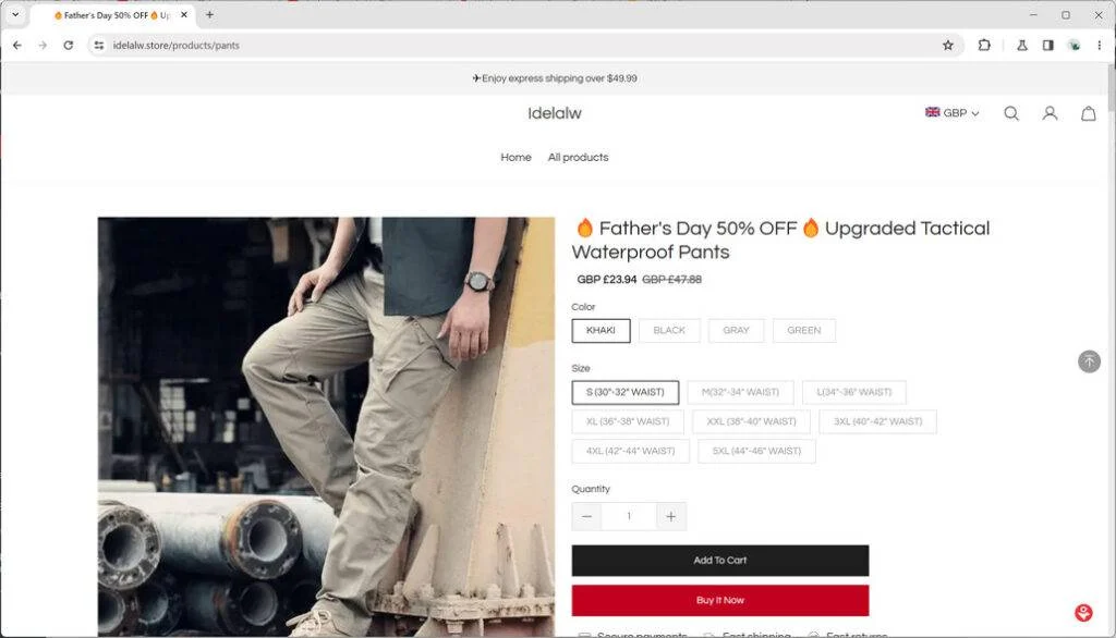 Idelalw.store - Safe Haven or Scam Trap? Our Verdict 1 Idelalw.store scam