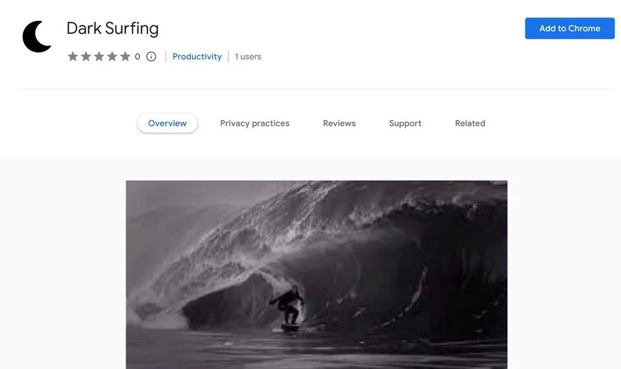 Remove Dark Surfing browser hijacker (Virus Removal Guide) 1 Image: Dark Surfing Chrome extension