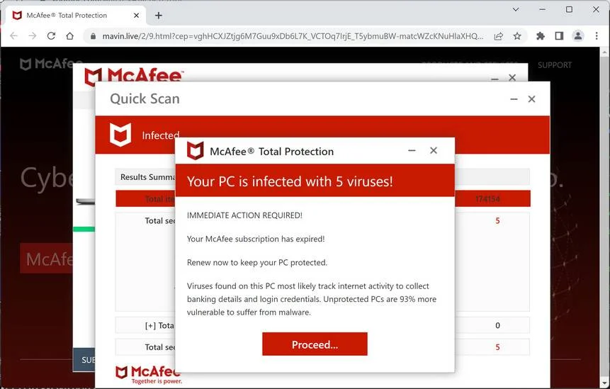 Image: Mavin.live Fake Alerts