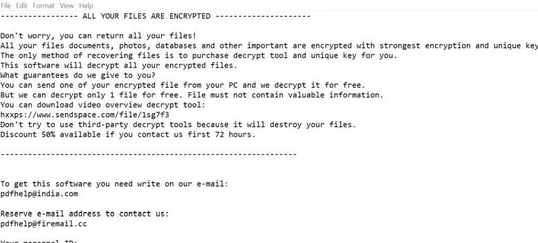 How To Remove Pdfhelp@india.com Rumba Ransomware 1 Pdfhelp@india.com Rumba Ransomware
