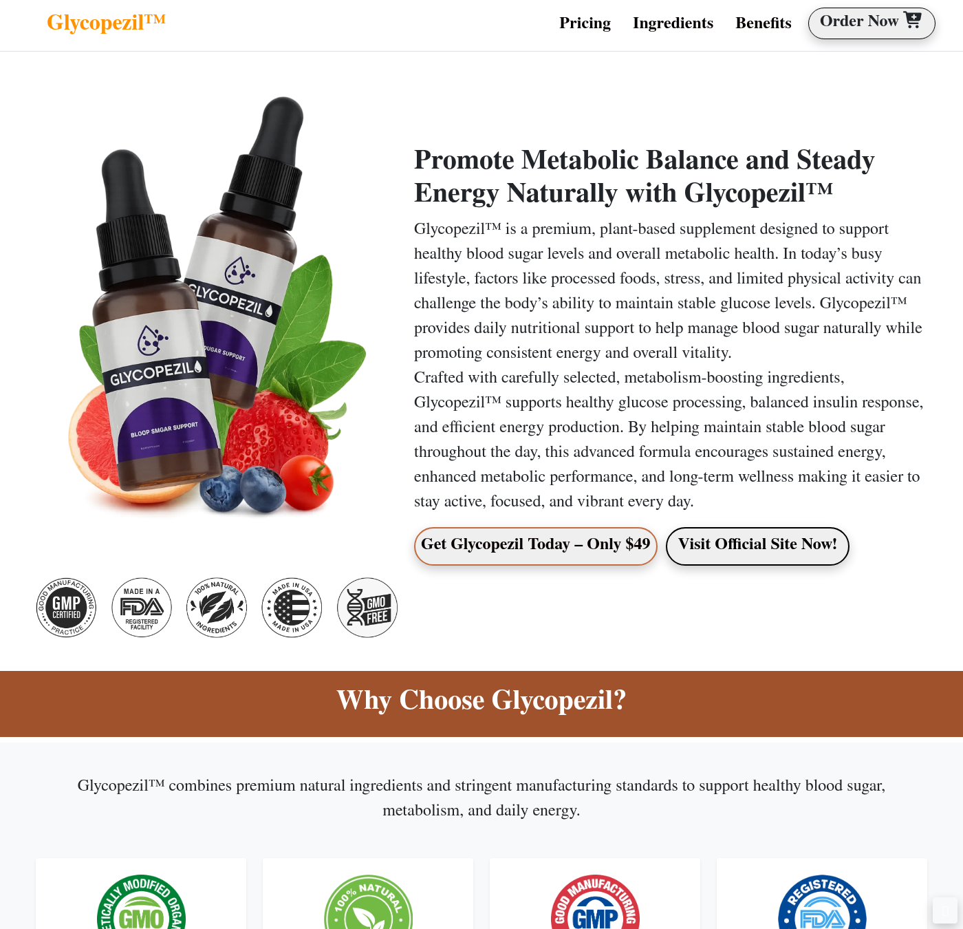 Dr. Sanjay Gupta Diabetes Cure Scam Exposed: Fake Red Vitamin Recipe Ads 1 Original Glycopezil promotional page selling blood sugar support drops, not an authenticated Dr. Sanjay Gupta red vitamin recipe