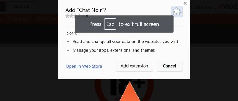 Chat Noir Chrome Extension Virus