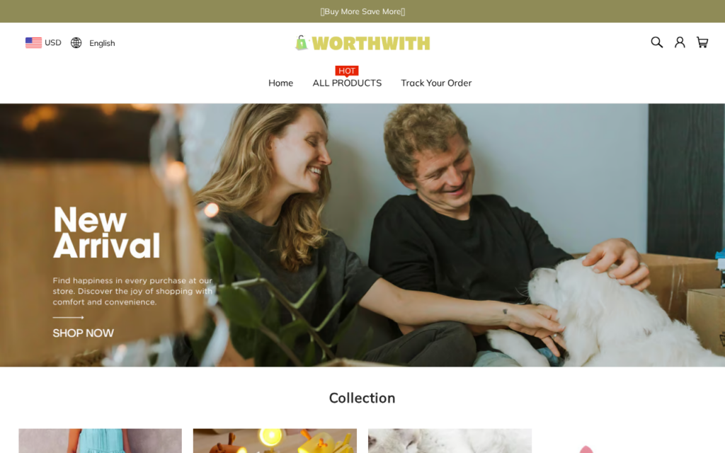 Worthwith.com EXPOSED - Legit Store or Fake? Buyer Warning 1 Worthwith.com scam