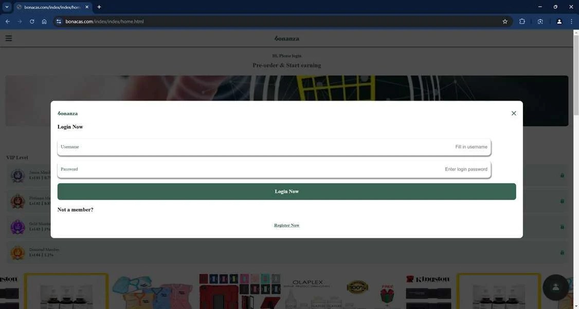 Bonacas.com scam