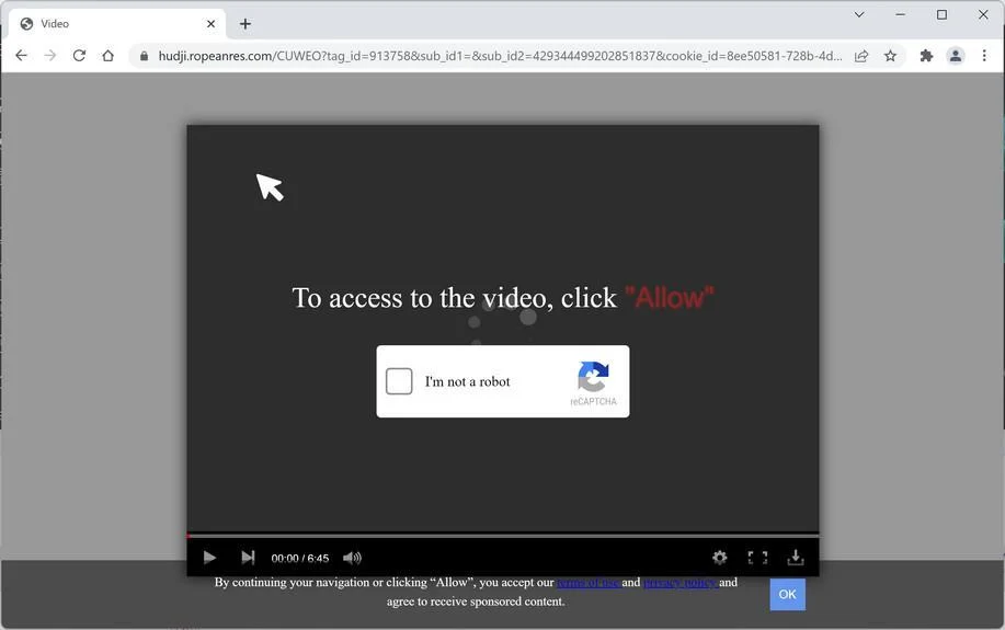 How to Remove Ropeanres.com Pop-up Ads (Virus Removal Guide) 1 Image: Chrome browser is redirected to Ropeanres.com