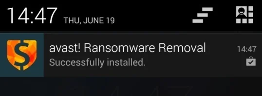 [Image: Click on the App name in the notification bar]