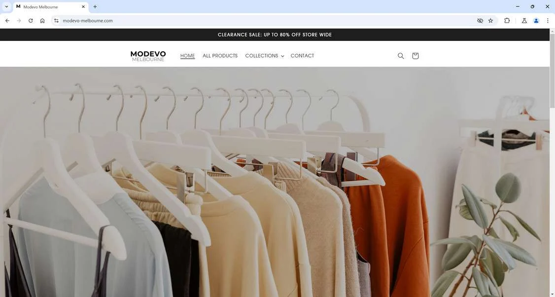 Modevo-Melbourne.com scam