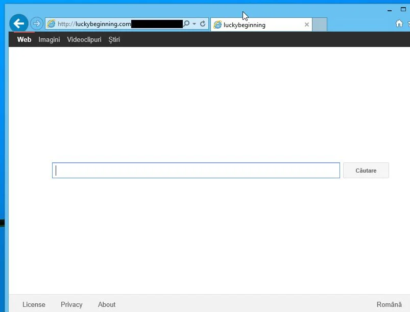 luckybeginning.com hijack luckybeginning.com Virus