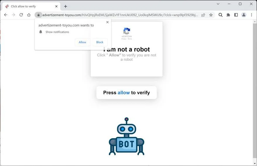 Remove Advertizement-toyou.com Ads (Virus Removal Guide) 1 Image: Advertizement-toyou.com Ads