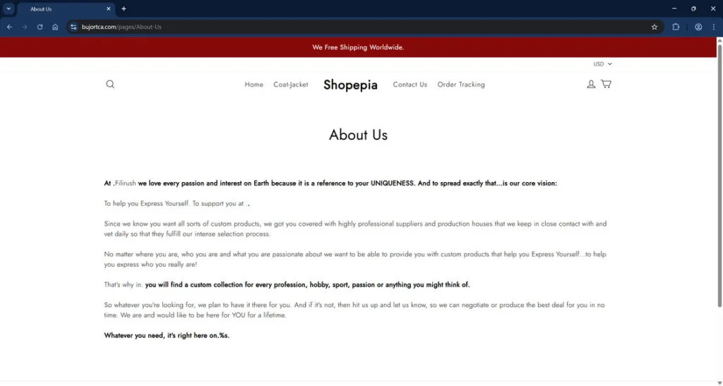 Bujortca.com Store Scam - Don't Shop Here Ever 1 Bujortca.com scam