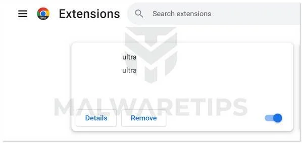 Image: Ultra Chrome extension