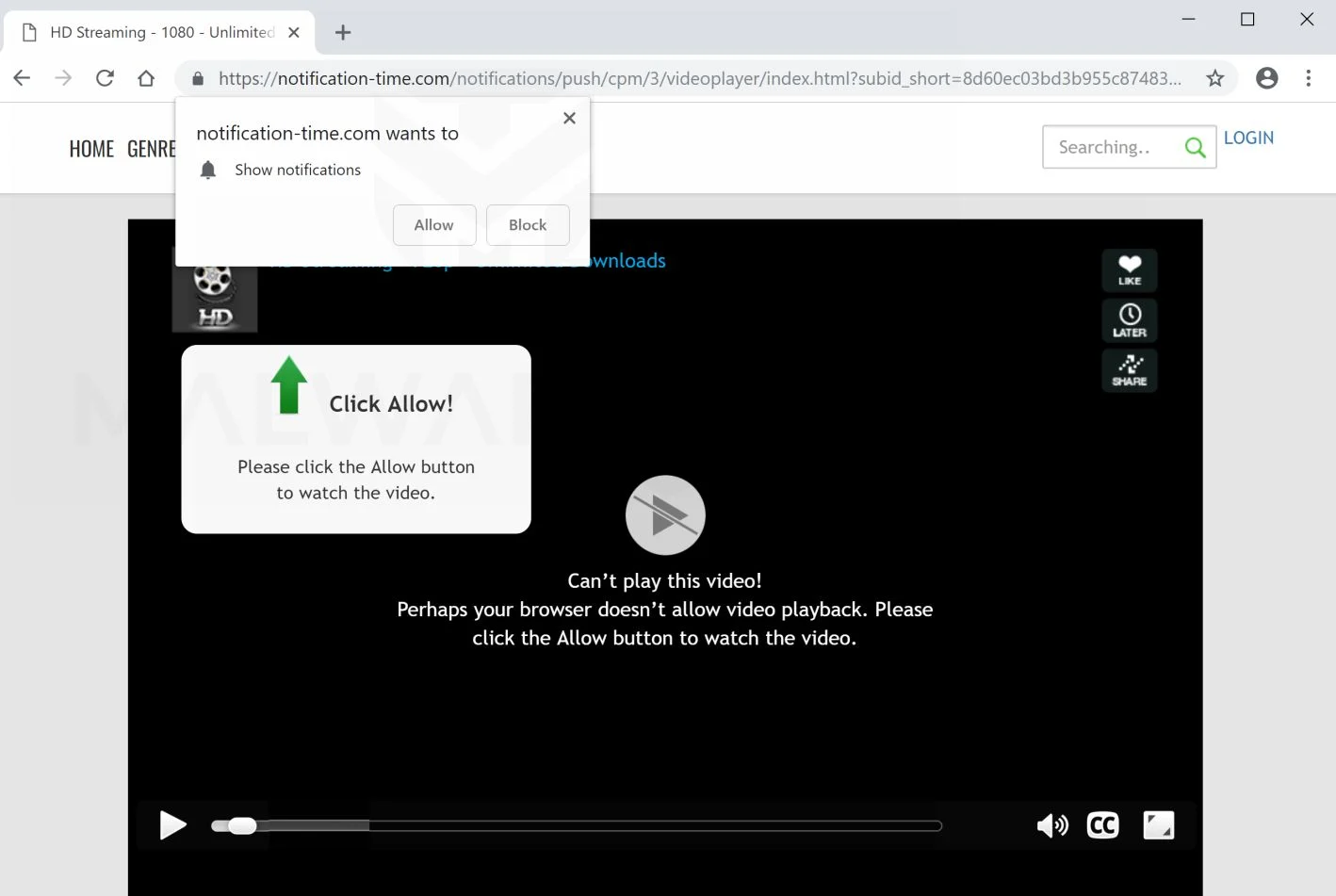 notification-time.com redirect notification-time.com redirect virus