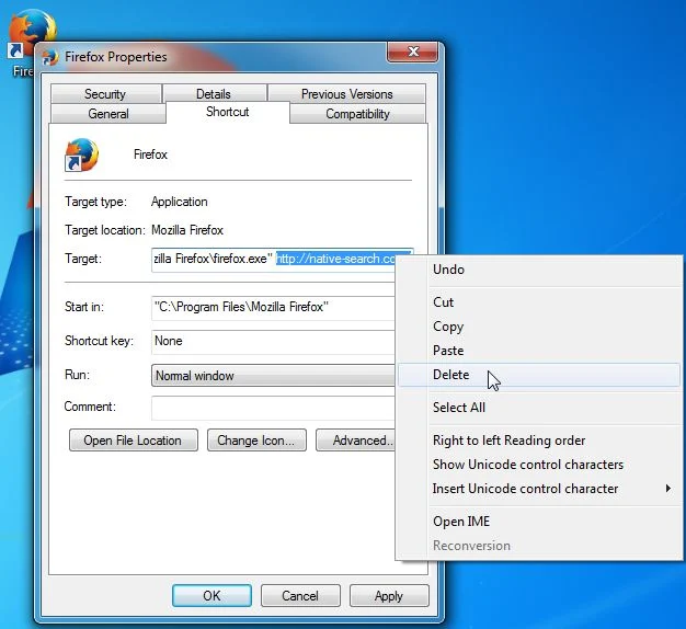 [Image: Native-search.com hijack]